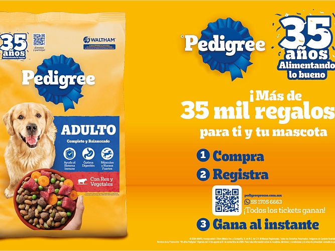 PEDIGREE MEXICO KV 35 años
