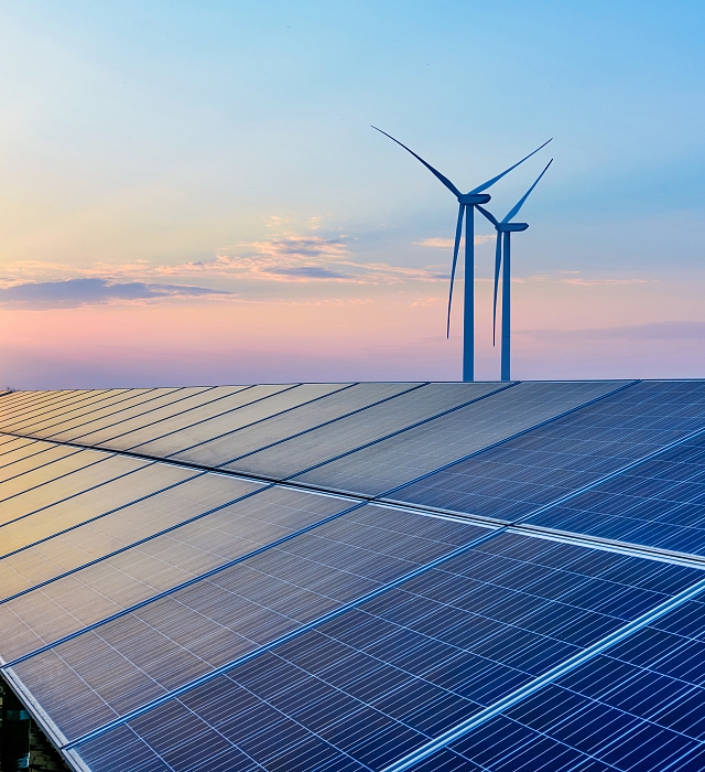 Mars Solar Panels & Wind Turbines