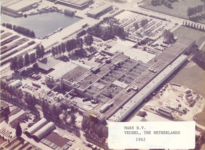 The first confectionery plant in Veghel, the Netherlands, UK in 1962