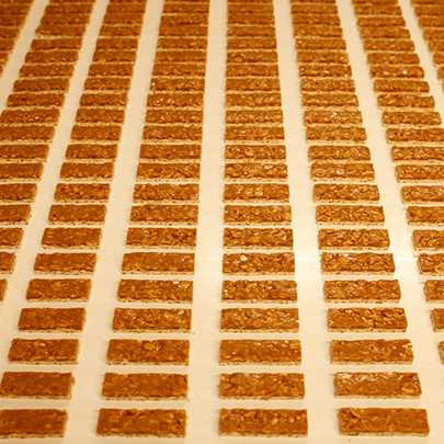 Mars peanut products being produced on a plant conveyor belt