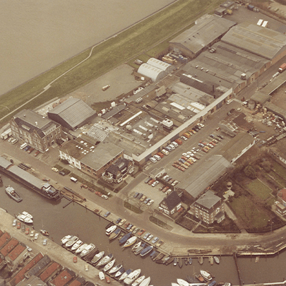 Aerial view of the Mars, Incorporated plant in Kings Lynn, England